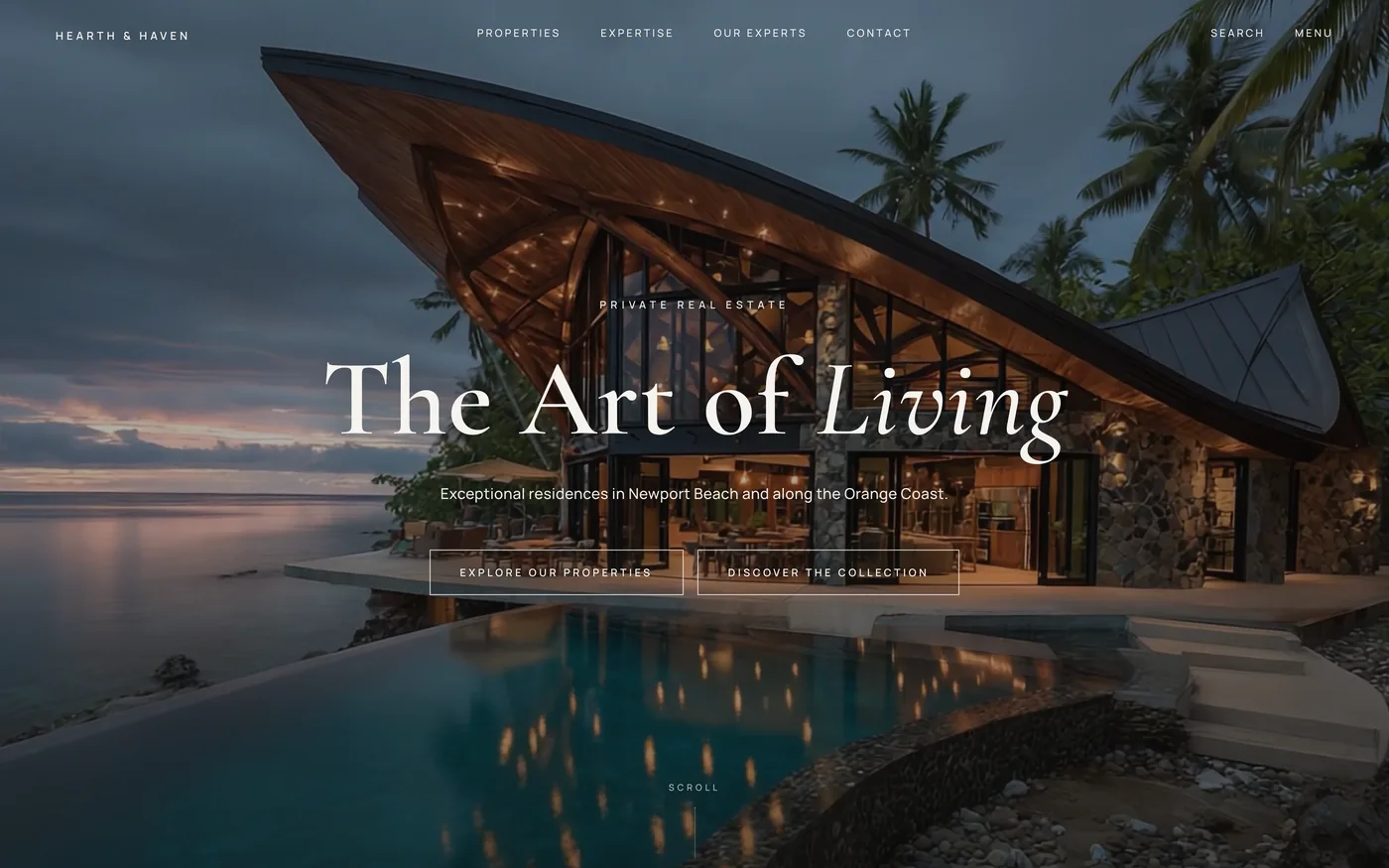 Hearth & Haven website built by Web Liftz